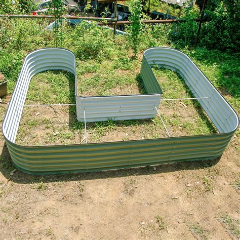 vegega garden bed|corrugated raised garden bed kit.